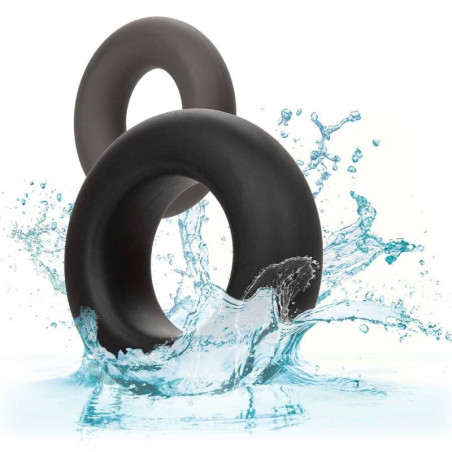 CALEXOTICS ALPHA SET DE 2 ANILLOS PROLONG GRIS