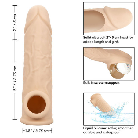 CALEXOTICS PERFORMANCE MAXX EXTENSION REALISTA 7 PIEL CLARO