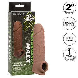 CALEXOTICS PERFORMANCE MAXX EXTENSION REALISTA 7 PIEL MORENO 2
