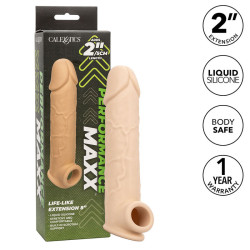 CALEXOTICS PERFORMANCE MAXX EXTENSION REALISTA 8 PIEL CLARO 2