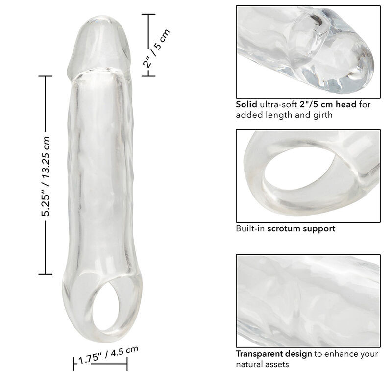 CALEXOTICS PERFORMANCE MAXX EXTENSION CLARA 75 TRANSPARENTE