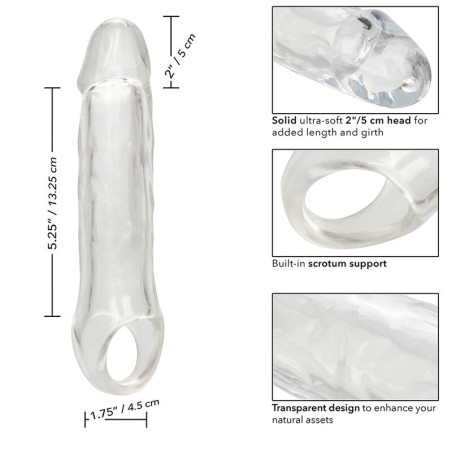 CALEXOTICS PERFORMANCE MAXX EXTENSION CLARA 75 TRANSPARENTE