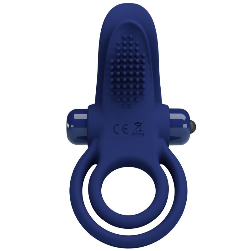 PRETTY LOVE BRONSON DOBLE ANILLO CON VIBRACION AZUL