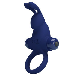 PRETTY LOVE JIRO ANILLO RABBIT CON VIBRACION AZUL