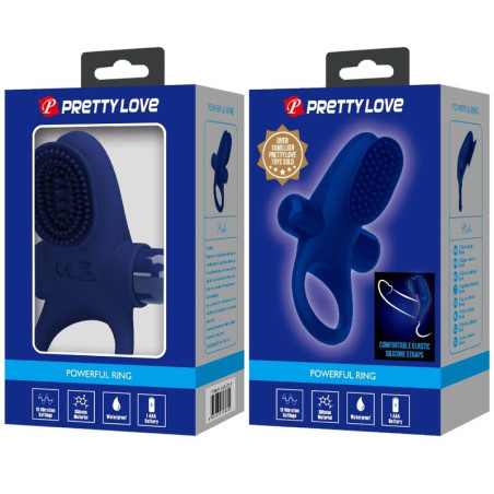 PRETTY LOVE PALLE ANILLO CON VIBRACION AZUL