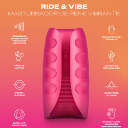DUREX TOY MASTURBADOR VIBRADOR RIDE VIBE 2