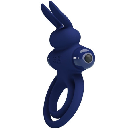 PRETTY LOVE DAREY DOBLE ANILLO VIBRADOR RABBIT AZUL