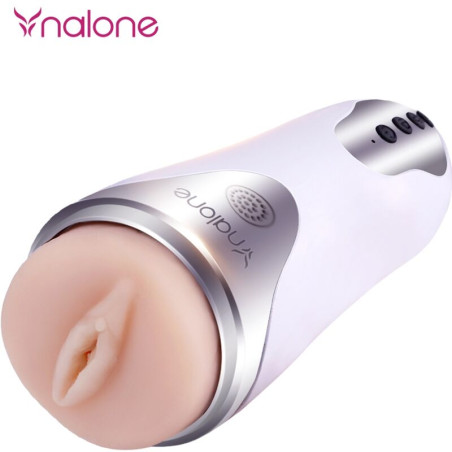 NALONE MAGICIAN MASTURBADOR CON VIBRACION BLANCO