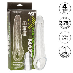 CALEXOTICS MAXX EXTENSOR DE PENE AJUSTABLE TRANSPARENTE 2