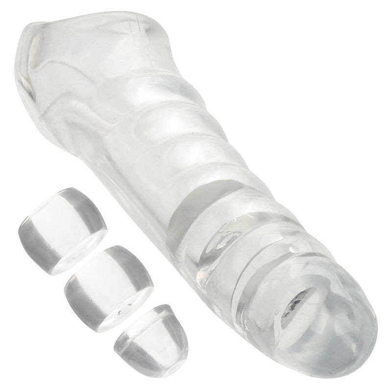 CALEXOTICS MAXX EXTENSOR DE PENE AJUSTABLE TRANSPARENTE