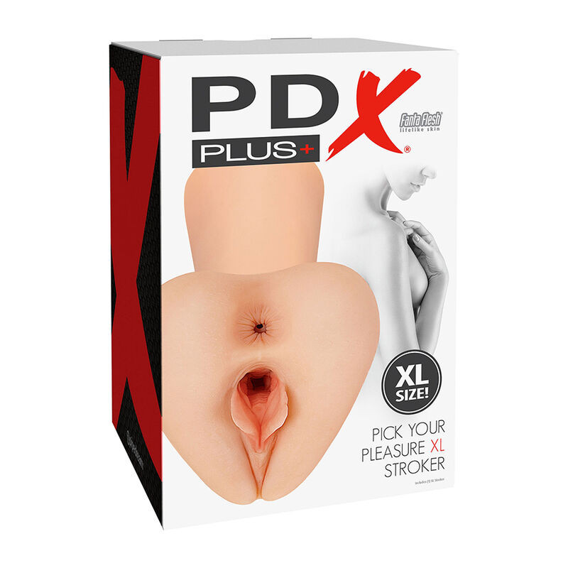 PDX PLUS PICK YOUR PLEASURE MASTURBADOR REALISTICO XL NATURAL