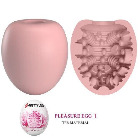 PRETTY LOVE MASTURBADOR MASCULINO HUEVO ROSA