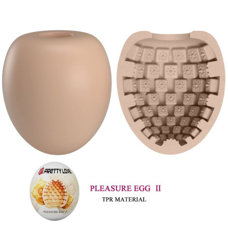 PRETTY LOVE MASTURBADOR MASCULINO HUEVO NATURAL
