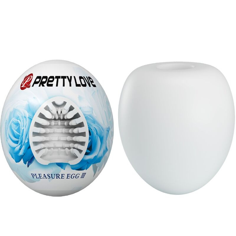 PRETTY LOVE MASTURBADOR MASCULINO HUEVO BLANCO