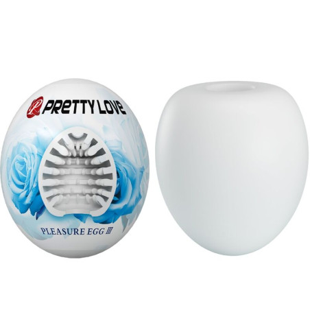 PRETTY LOVE MASTURBADOR MASCULINO HUEVO BLANCO