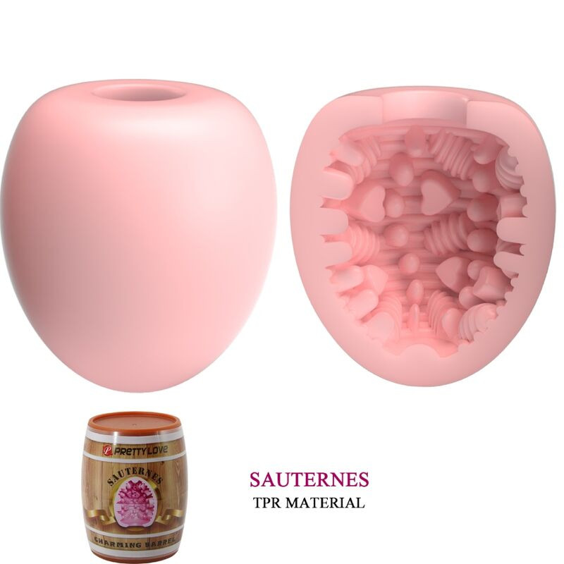 PRETTY LOVE MASTURBADOR MASCULINO HUEVO ROSA MODELO 2
