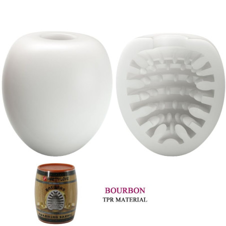 PRETTY LOVE MASTURBADOR MASCULINO HUEVO BLANCO MODELO 2