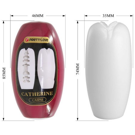 PRETTY LOVE CATHERINE MASTURBADOR MASCULINO BLANCO