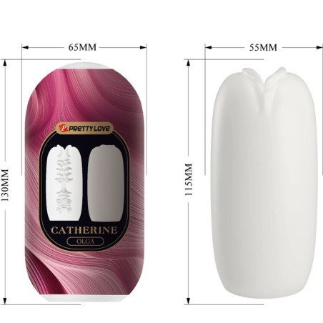 PRETTY LOVE OLGA MASTURBADOR MASCULINO BLANCO