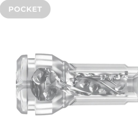 KIIROO FEEL POCKET STROKER CRYSTAL BY KIIROO TRANSPARENTE