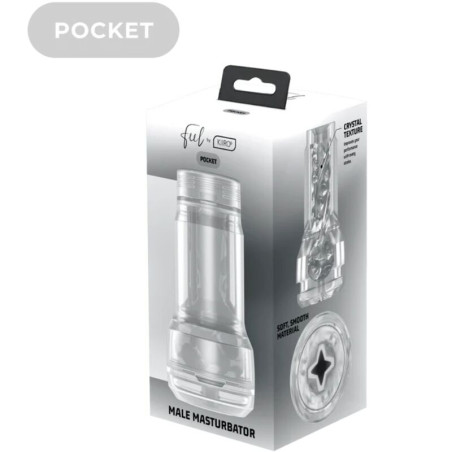 KIIROO FEEL POCKET STROKER CRYSTAL BY KIIROO TRANSPARENTE
