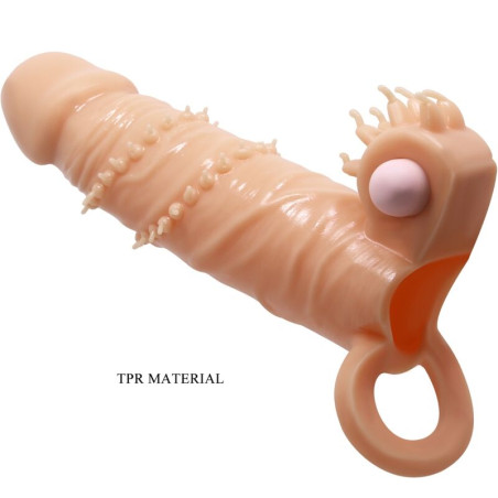 PRETTY LOVE CONNOR FUNDA PARA PENE ESTIMULADOR DE CLITORIS NATURAL