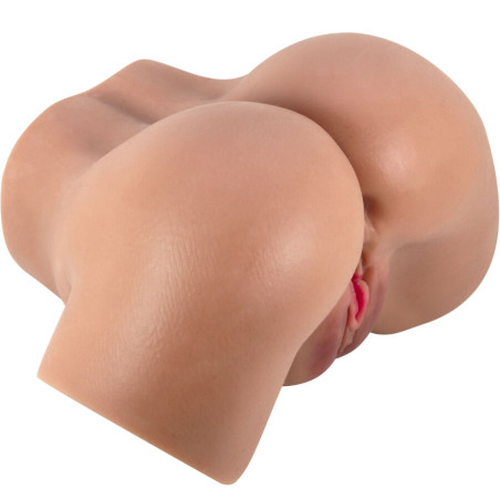 CRAZY BULL HAILEY TRASERO VIBRADOR CON VAGINA Y ANO REALISTICO CONTROL REMOTO