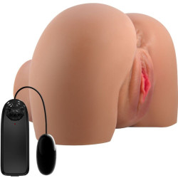 CRAZY BULL MILA TRASERO VIBRADOR CON VAGINA Y ANO REALISTICO CONTROL REMOTO 2
