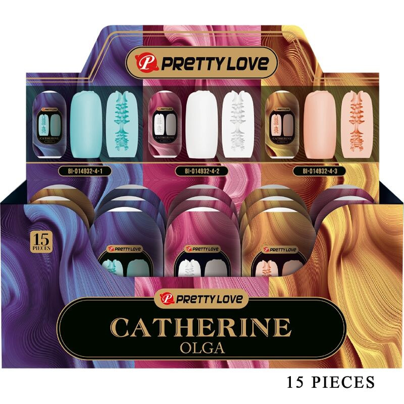 PRETTY LOVE OLGA PACK 15 MASTRUBADORES MASCULINOS VARIOS