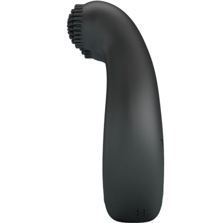 PRETTY LOVE DAHLIA ANILLO VIBRADOR ESTIMULADOR DE CLITOIS 12 VIBRACIONES NEGRO