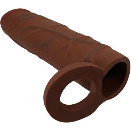 PRETTY LOVE KAILE FUNDA PARA PENE CON EXTENSION DE 25 CM MULATO