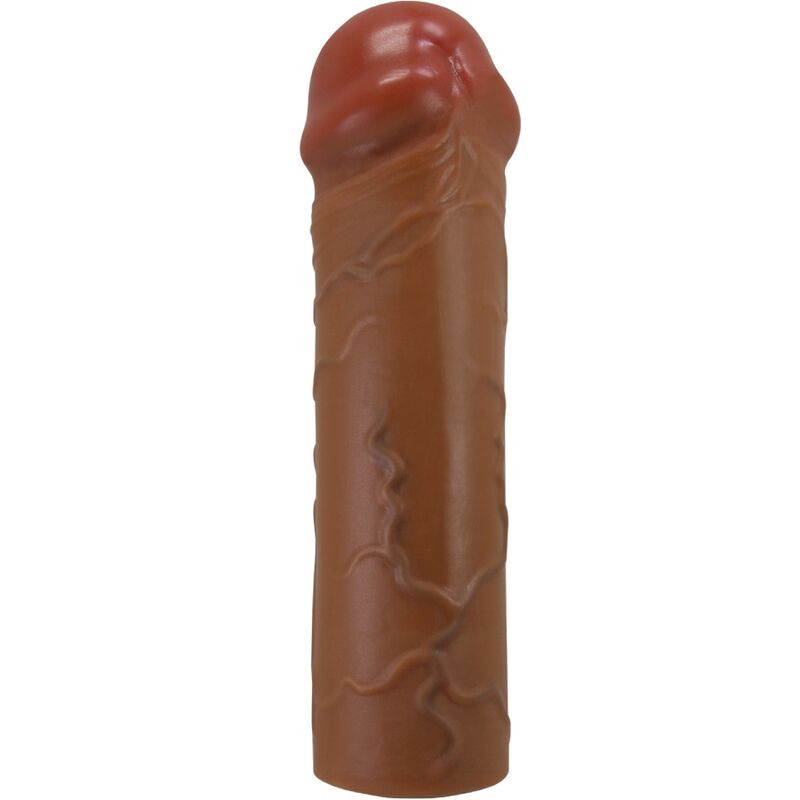 PRETTY LOVE NILE FUNDA PARA PENE CON EXTENSION DE 25 CM MULATO
