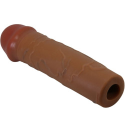 PRETTY LOVE NILE FUNDA PARA PENE CON EXTENSION DE 25 CM MULATO 2