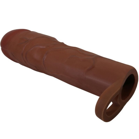 PRETTY LOVE GERD FUNDA PARA PENE CON EXTENSION DE 76 CM MULATO