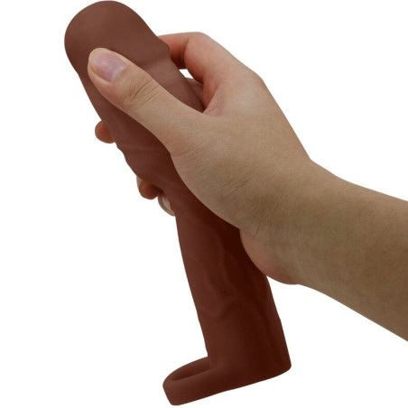 PRETTY LOVE GERD FUNDA PARA PENE CON EXTENSION DE 76 CM MULATO