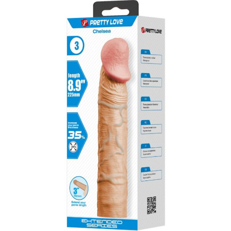 PRETTY LOVE CHELSEA FUNDA PENE CON EXTENSION DE 76 CM NATURAL