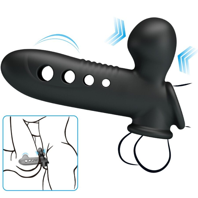 PRETTY LOVE CRANE FUNDA PARA PENE CON AIRBAG NEGRO