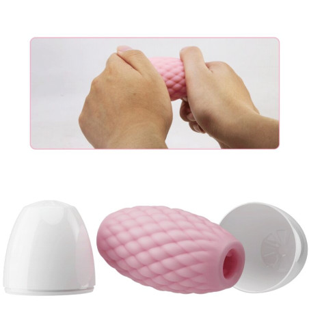 PRETTY LOVE ATHENA EROS MASTURBADOR MASCULINO SILICONA ROSA