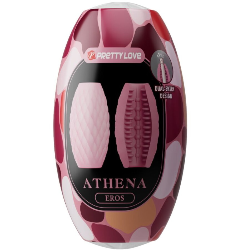 PRETTY LOVE ATHENA EROS MASTURBADOR MASCULINO SILICONA ROSA