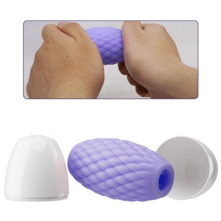PRETTY LOVE ATHENA EROS MASTURBADOR MASCULINO SILICONA MORADO