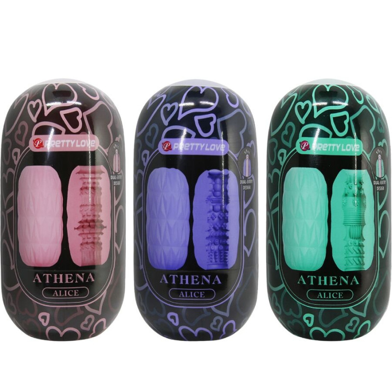 PRETTY LOVE ATHENA ALICE PACK 15 MASTURBADORES MASCULINOS VARIOS