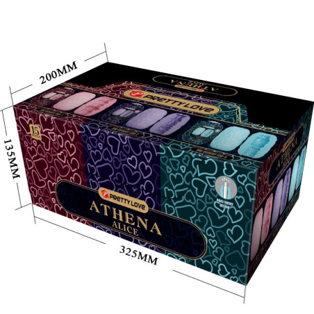 PRETTY LOVE ATHENA ALICE PACK 15 MASTURBADORES MASCULINOS VARIOS