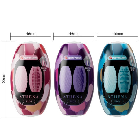 PRETTY LOVE ATHENA EROS PACK 15 MASTURBADORES MASCULINOS VARIOS