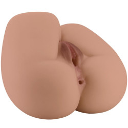 CRAZY BULL BERNACE TRASERO VIBRADOR CON VAGINA Y ANO REALISTICO NATURAL CONTROL REMOTO 2