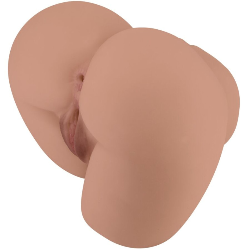 CRAZY BULL BERNACE TRASERO VIBRADOR CON VAGINA Y ANO REALISTICO NATURAL CONTROL REMOTO