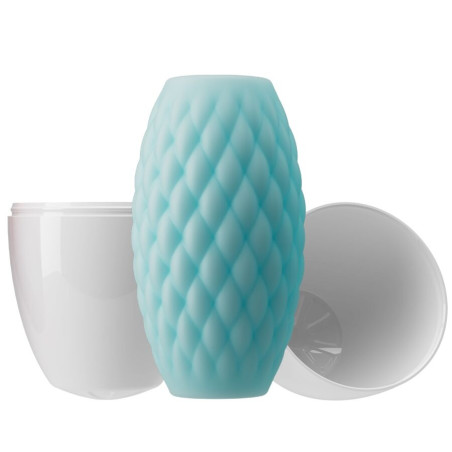 PRETTY LOVE ATHENA EROS MASTURBADOR MASCULINO SILICONA CELESTE