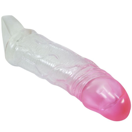 PRETTY LOVE ODES FUNDA REALISTICA ALARGADORA DE 2 CM PARA PENE ROSA