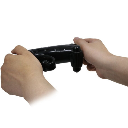 ROMANCE FUNDA PARA PENE CON VIBRACION NEGRO