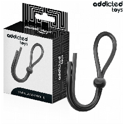 ADDICTED TOYS CUERDA SILICONA PARA EL PENE DE LAZO SIMPLE 2