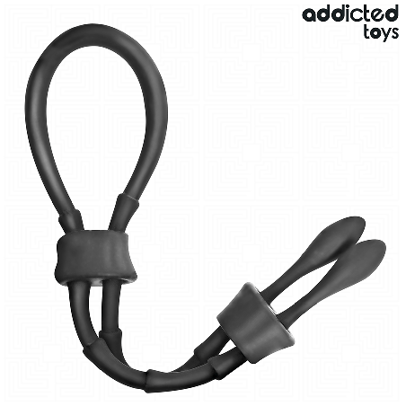 ADDICTED TOYS CUERDA SILICONA AJUSTABLE PARA EL PENE